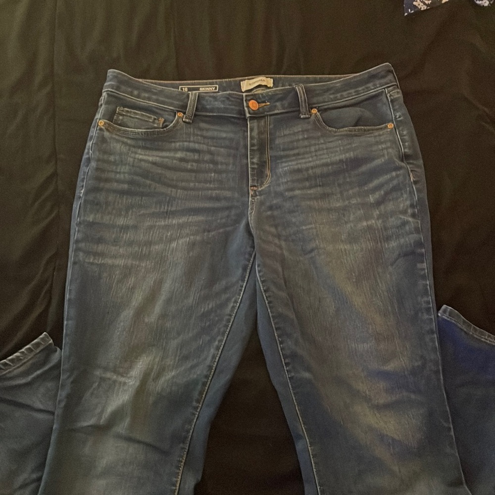 Sonoma Skinny Jeans, Cotton, Size 16.